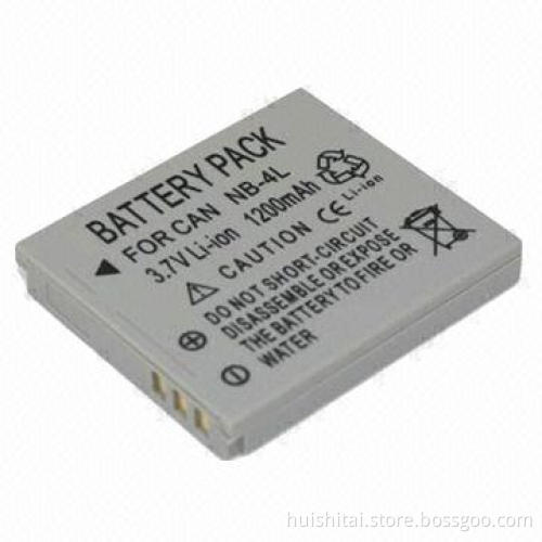 Camera Battery for canon NB-4L NB4L with 3.7V 780mah